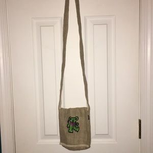 Grateful Dead bear crossbody bag